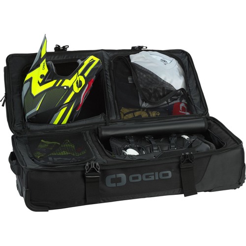 NEW OGIO TRUCKER WHEELED GEAR KIT BAG DARK STATIC TRAVEL MOTOCROSS MX SKI ENDURO - Picture 4 of 4