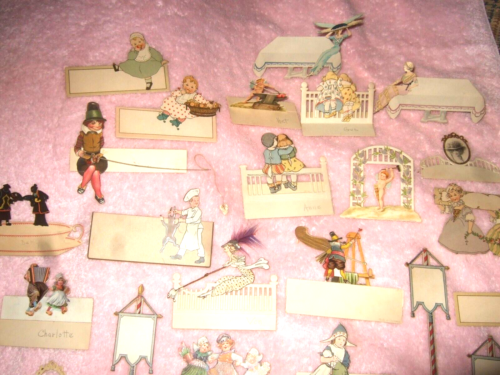 Antique German Place Cards Estate Heirlooms Rare Quality and Style - Picture 15 of 22