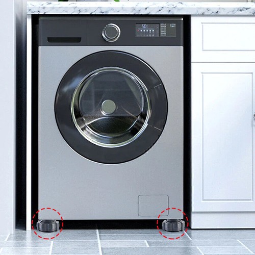 4 Stück höhenverstellbarer Standfüße für Waschmaschine höhenverstellbar Rob LOVE - Bild 9 von 13