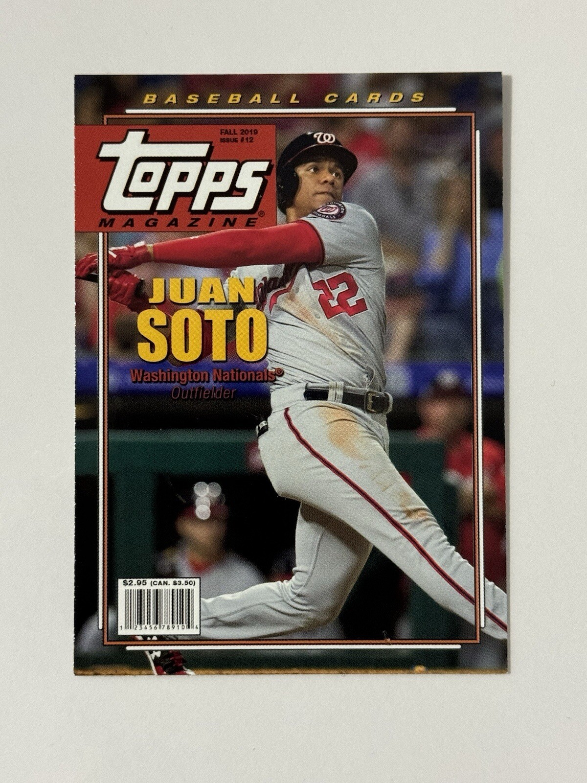 2019 TOPPS ARCHIVES Juan Soto Topps Magazine Insert Card TM-9 Nationals
