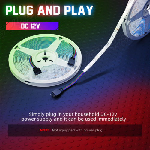 Led Strip Lights 16.4Ft RGB Color Changing Led Strip with 24 Keys Remote Control - Picture 7 of 18