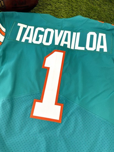 Framed Tua Tagovailoa Miami Dolphins Team Issued Authentic NFL Football Jersey - Picture 6 of 9