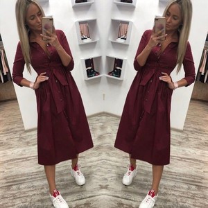 Vestidos Ropa De Moda Para Mujer Largos Casuales Elegante De
