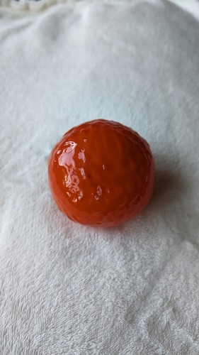Vintage Glass Orange Fruit Hand Blown Murano Style Décor Mid Century MCM 1960s - Picture 6 of 7