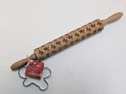 Christmas Gingerbread Embossed Rolling Pin & Cookie Cutter St Nicholas Sq NEW WT