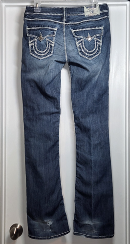 True Religion Damen 27 Nat Mega T Bootcut Jeans Distressed Medium Wash (28x34)* - Bild 2 von 14