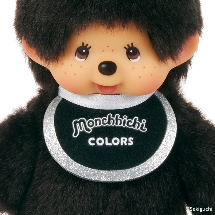 モンチッチ　ブラック/ホワイト Monchhichi Colors Series Keychain Set of 2 Black White Plush