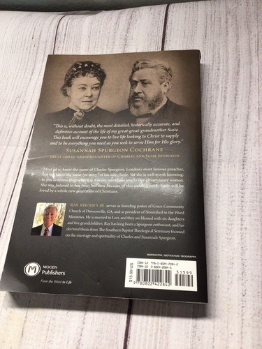 Susie: The Life and Legacy of Susannah Spurgeon By Rhodes Paperback - Picture 6 of 10