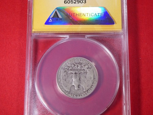 1937 Washington Quarter  *VG 8*  Professionally graded by ANACS - Picture 5 of 7