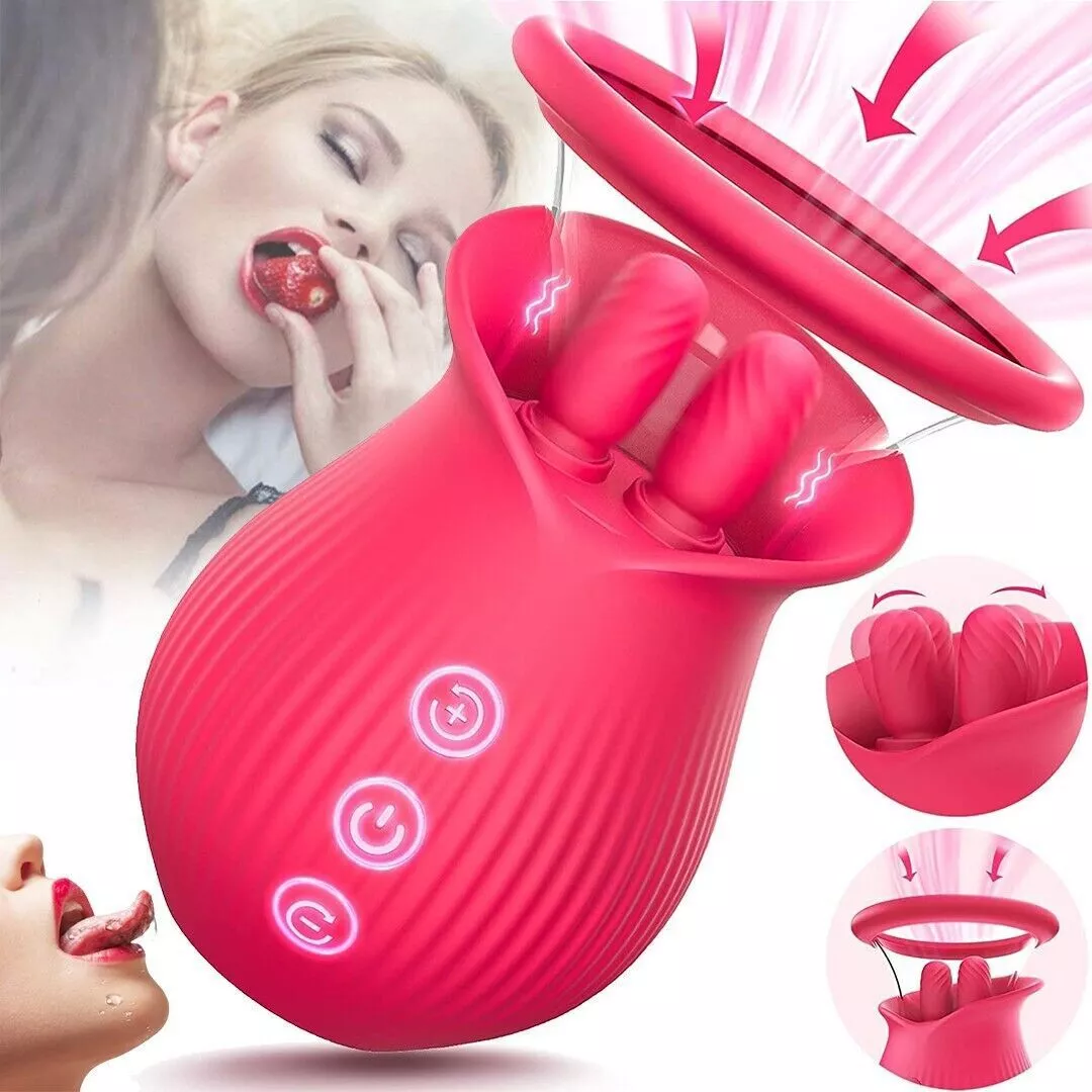 Rose Sucking Vibrator Clit Sucker Dildo Women G-spot Massager Sex Toy for  Women