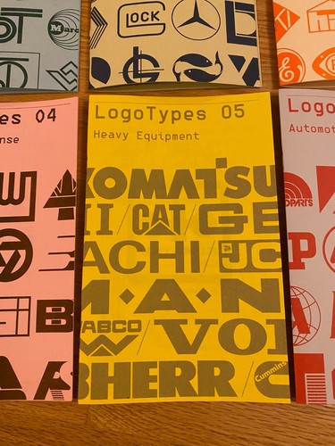 LogoTypes 1-6 Zine Set Military Defense Automotive Parts Magazine Graphic Design - Picture 6 of 24