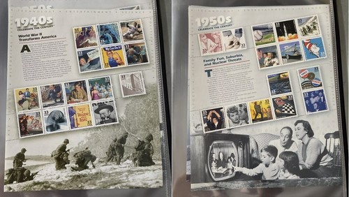 USPS Celebrate the Century Commemorative Stamp Collection 1900 - 1999 - Complete - Picture 4 of 6