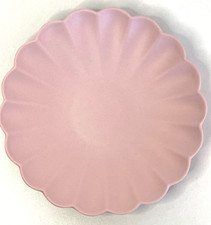 Meri Meri PINK Reusable Bamboo Plates (Pack of 6) Scalloped 7 3/4”x7 3/4” NEW
