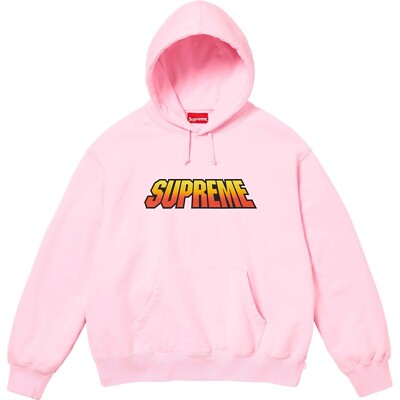 Supreme Gradient Hoodie Light Pink Hooded Sweatshirt SS24