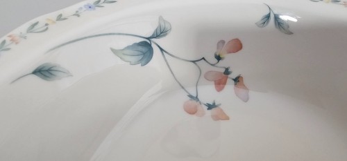 Noritake Japan Gala Cuisine American Flowers Oval Serving Bowl 7912 - Picture 10 of 11