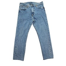 Levi's 501 Premium Jeans Straight Leg Light Wash Denim Pants Sz 32 Fits 29" Y2K