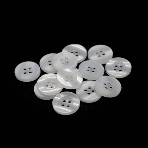 15mm Resin Sewing Button Scrapbooking Colour Flatback 4-Holes Button - Picture 2 of 2