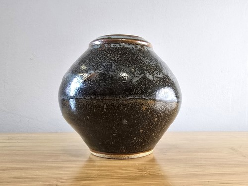 John Leach Muchelney studio pottery exhibition vase - Tenmoku glaze - 2010 VGC - Picture 15 of 17