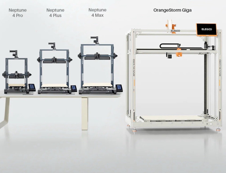 Elegoo Orange Storm Giga 3D Printer New 800mm X 800mm X 1000mm Build elegoo-orange-storm-giga-3d-printer-new-800mm-x-800mm-x-1000mm-build