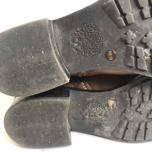 Vince Camuto Welton braun Leder Reiten Motorrad Stiefel gesteppte Schnalle Größe 9M - Bild 12 von 13