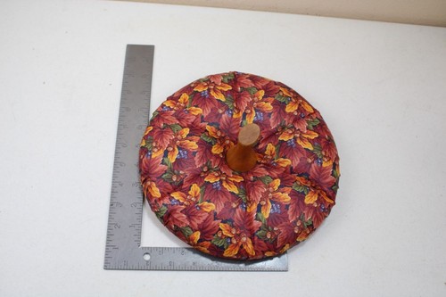 Vintage LONGABERGER 1995 Pumpkin Basket Padded Lid 92642 - Picture 4 of 5