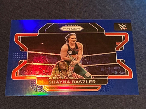 2022 Prizm WWE - Shayna Baszler #100 - Blue Numbered 142/199 - Please Read