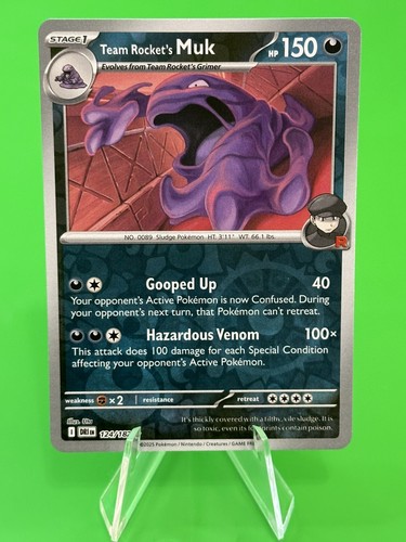 Pokemon Team Rocket's Muk S & V Destined Rivals Reverse Holo UC 124/182 NM!!! - Picture 1 of 3