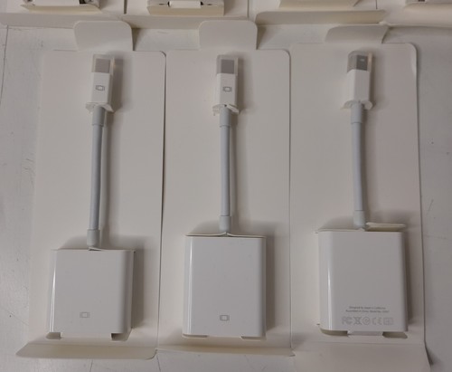 7x New Open Box Genuine OEM Apple Mini DisplayPort to DVI Adapters MB570Z/B - Picture 4 of 4