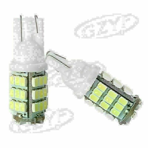 2pcs White 12V T10 168 Xenon LED Backup Reverse Lights Bulbs Lamp 6000K Car - Picture 2 of 7