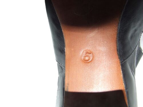 BLOCH - Black Leather Cuban Heel Tap Shoes - Size 5 23.5cm - VERY GOOD CONDITION - Picture 14 of 16