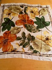 vintage echo scarf floral 33  S84