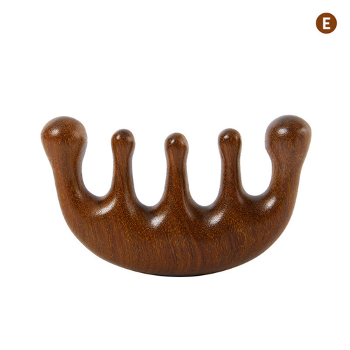 Massage Comb Wooden Wide Tooth Comb Head Scalp Hair Care Sandalwood Comb Gift ◁ - Picture 17 of 18