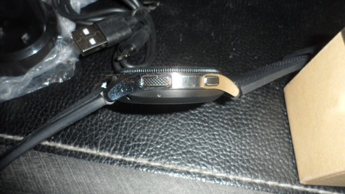 Samsung Galaxy Watch SM-R800 46mm Silver Case Classic Buckle Onyx Black / VERY G - Photo 8 sur 9