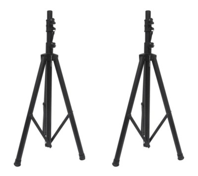 Pro 400 Stand DJ / PA Pro Audio & Sound Speaker Stands - Heavy Duty w Safety BLK-IPM6 ...