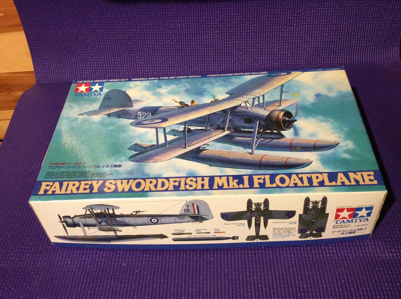Tamiya 61071 Fairey Swordfish Mk.I Floatplane 1 48 Model kit + Bracing Wire Set Tamiya 61071 Fairey Swordfish Mk.I Floatplane 1 48 Model kit + Bracing Wire Set