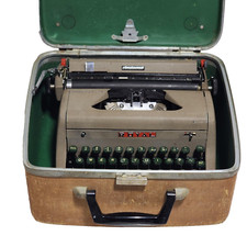 Vtg 1950's Royal Aristocrat Typewriter With Case Please Read