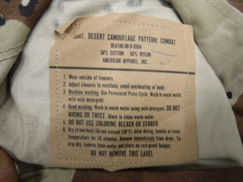 Camo Jacket U.S BDU GENUINE Army Issue Choc Chip Camo Camping Fishing Airsoft - Picture 4 of 11