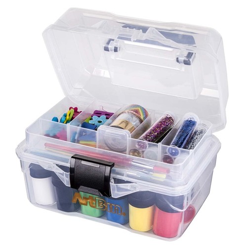ArtBin Small Project Box Clear Storage for Art and Craft Supplies - Picture 1 of 6