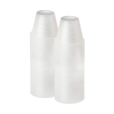 200 Pack 1oz Disposable Graduated Plastic Cups for Medication Resin Mixing