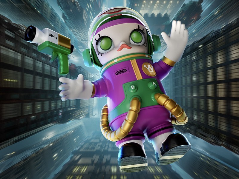 I*m様 Mega molly 1000% space molly joker MEGA SPACE MOLLY 1000% JOKER - POP MART (United States)