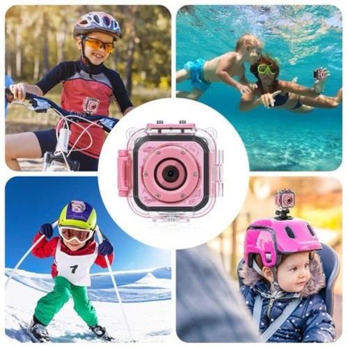 VANTOP JUNIOR KIDS ACTION CAMERA K3- PINK. NEW WITH CASE. - Picture 6 of 9