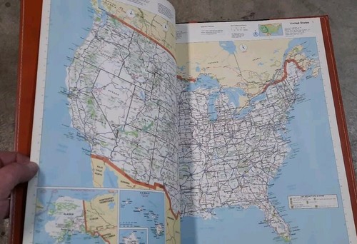 Rand McNally Road Atlas US Canada Mexico Vintage 1985  - Picture 9 of 15