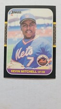 1987 DONRUSS KEVIN MITCHELL #599 NM 