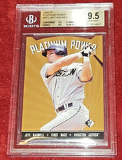 JEFF BAGWELL 1995 SP #PP1 PLATINUM POWER INSERT BGS 9.5 🔥 RARE DIE-CUT 