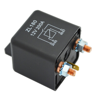 2st 12V 200A Hochleistungs-Starter-Relais-Schaltersteuerung PKW LKW 4pin SPST DE