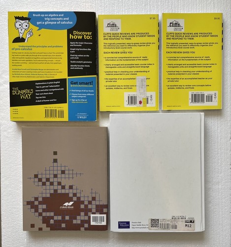 Lot of 5 Math Textbooks! Algebra, Differential Equations, Pre-Calculus, Graphing - Picture 2 of 5