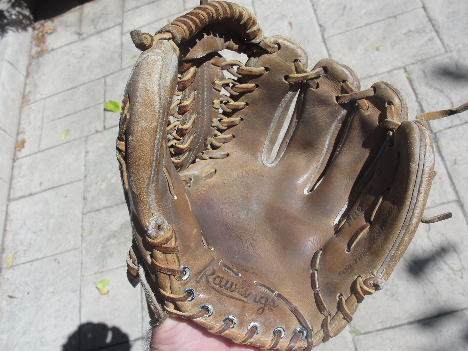 HEART of the HIDE RAWLINGS deer tanned cowhide baseball mitt glove vintage hoh HEART of the HIDE RAWLINGS baseball deer tanned cowhide baseball RAWLINGS mitt glove vintage hoh 36a88a