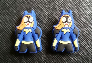 2 x Harley Quinn DC Super Hero Girl Shoe Charms Crocs Jibbitz Croc