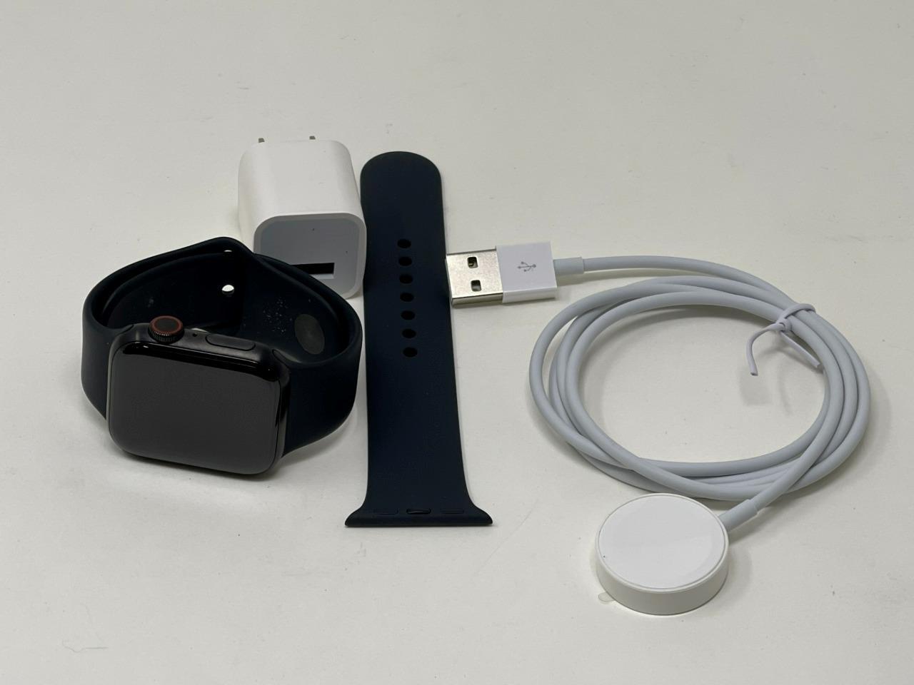 Apple Series 5 Edition 44mm Black Titanium Smartwatch - MWQR2LLA ...