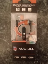 NFL hands free stereo headphones with microphone